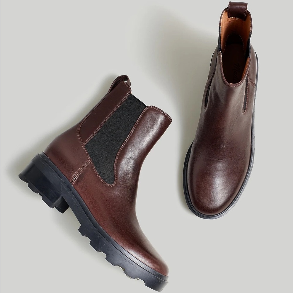 Madewell The Wyckoff Chelsea Lugsole Boot-size 6.5